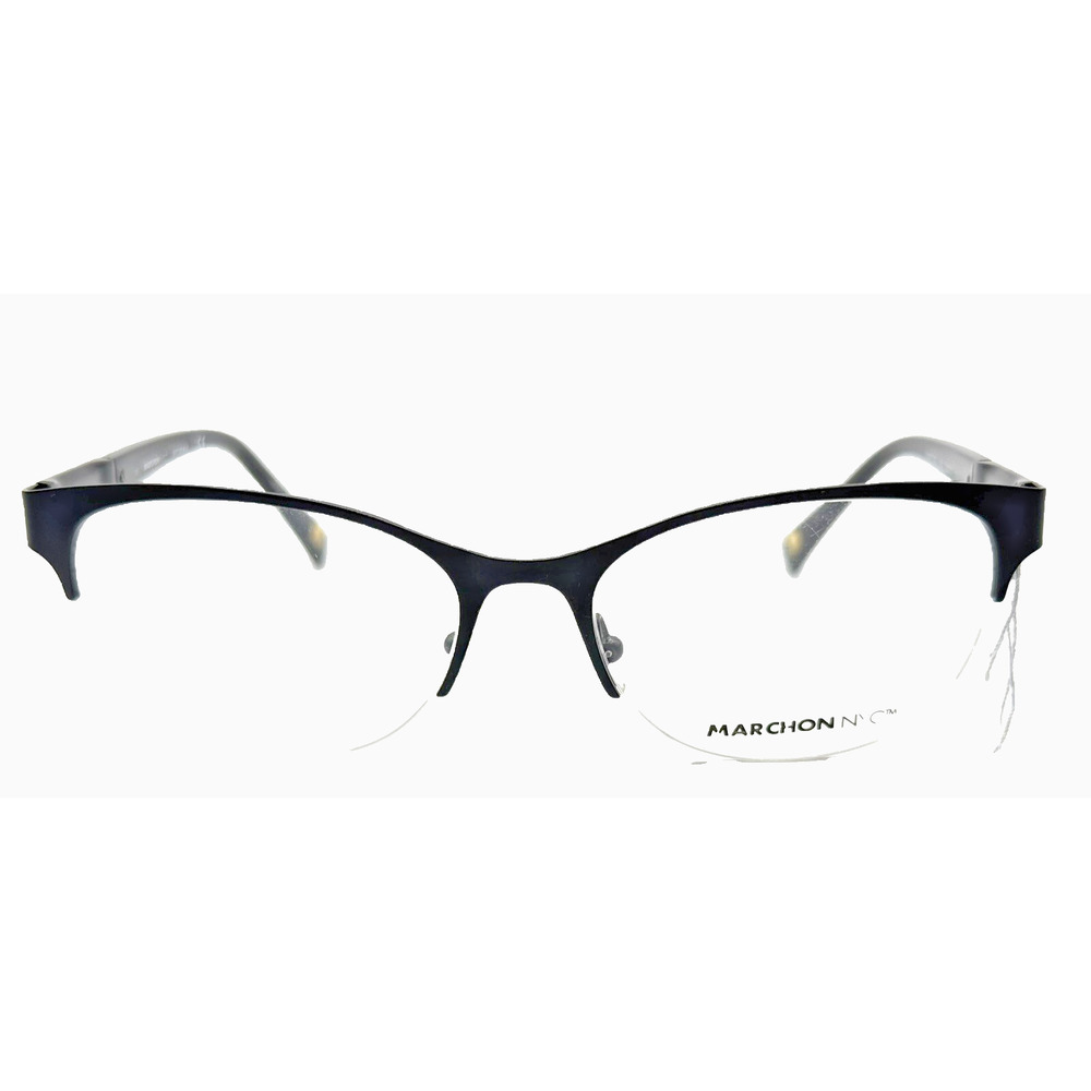 MARCHON NYC M-4001 BLACK EYEGLASSES FRAMES 52-17-135 RX READY UNISEX